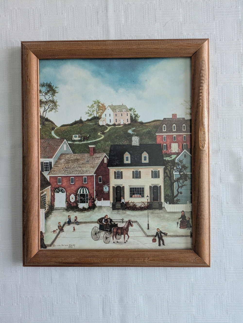 Vintage Americana Folk Art Framed Print - Linda Nelson Stocks
